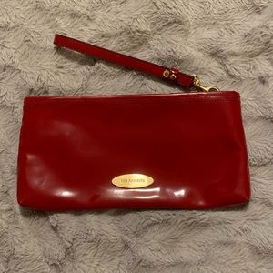 Brahmin Red Patent Leather Wristlet